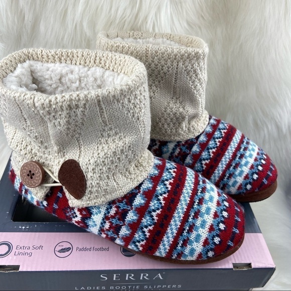 NIB SERRA SLIPPERS BOOTS SIZE 9/10 - Picture 3 of 4
